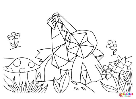 The Duraludon Pokemon Coloring Pages - Free Printable Coloring Pages