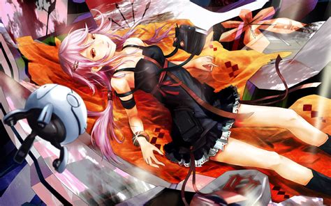 Anime Girls Inori Yuzuriha Guilty Crown Anime HD Wallpaper Rare