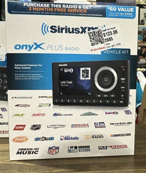 New Siriusxm Onyx Plus Satellite Radio W Vehicle Kit Model Sxpl1v1