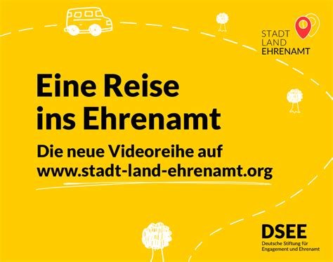 Stadt Land Ehrenamt Deutsche Stiftung F R Engagement Und Ehrenamt