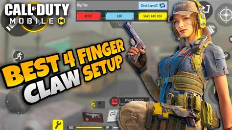 Best 4 Finger Claw Hud Setup In Cod Mobile Best Basic And Sensitivity