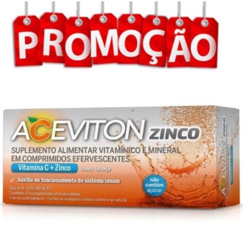 Aceviton Zinco Suplemento Alimentar Vitamina C Zinco Cimed Shopee