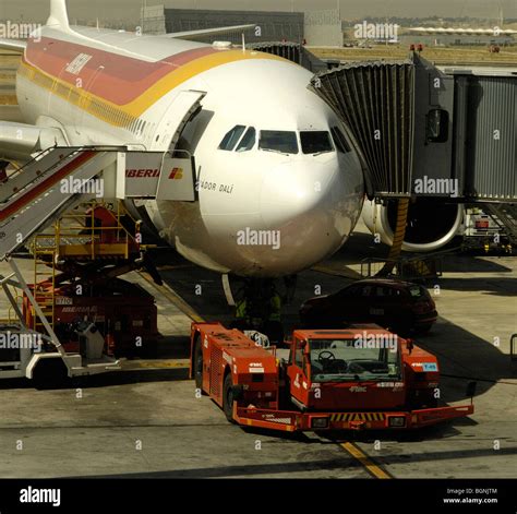 Barajas International Airport Terminal Madrid Spain View Of European