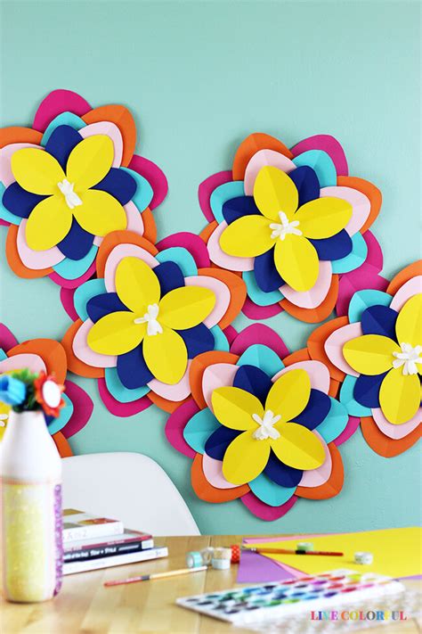 Make Paper Flowers For Wall | Best Flower Site