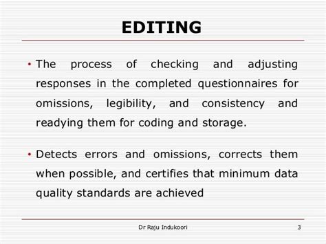 Data Editing And Coding