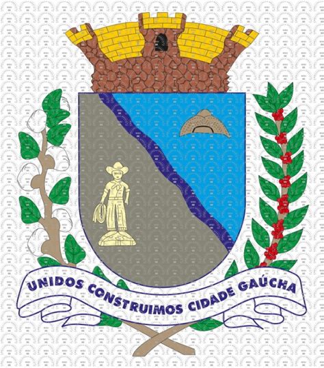 Bras O E Bandeira Da Cidade De Cidade Ga Cha Pr Mbi Br