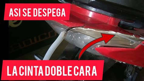 Como Despegar La Cinta Doble Cara De Cualquier Superficie Youtube