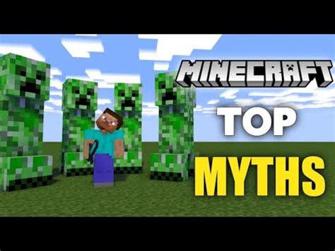 Minecraft New Shocking Myths Of Pocket Edition Ll Minecraft Myths 1 20