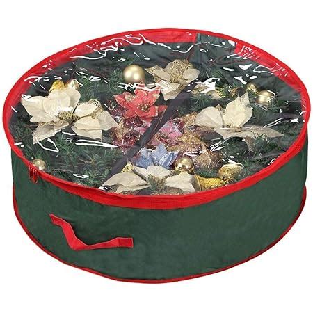 Amazon Whitmor Wreath And Garland Bag For Inch Wreaths Home