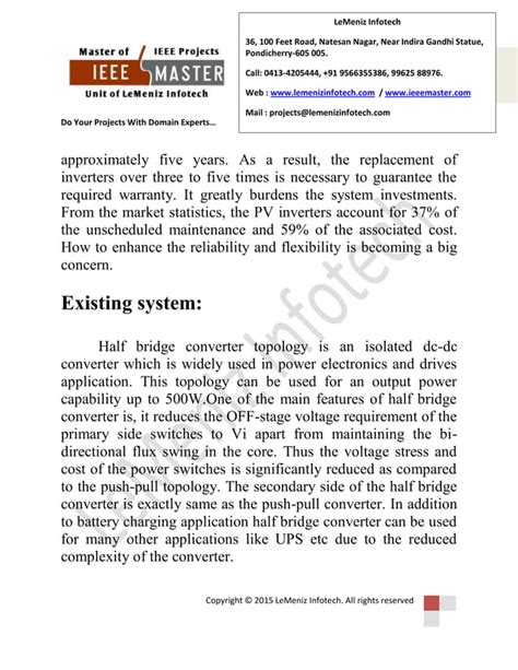 Topology Review And Derivation Methodology Of Single Phase