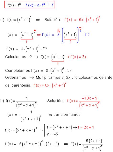 Funciones Derivadas Potenciales Exponenciales Y Logarítmicas