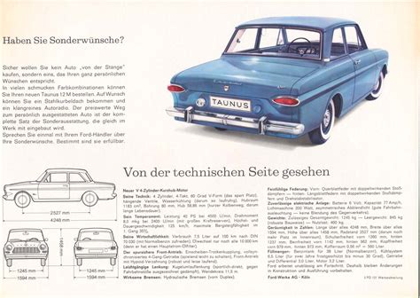 Ford 60 Jahre Taunus M KÜS Newsroom