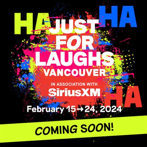 Just For Laughs Vancouver Lineup Vancouver Blog Miss