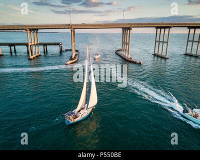 Boating Biscayne Bay, Miami Stock Photo - Alamy