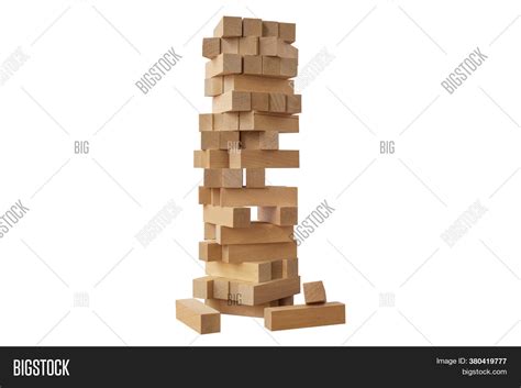 Board Game Jenga Tower Image And Photo Free Trial Bigstock