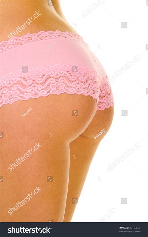 Sexy Woman Ass Lingerie On White Stock Photo Edit Now