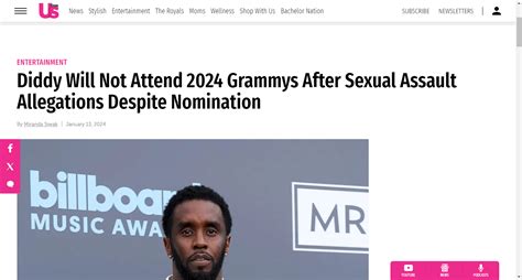 Diddy Will Not Attend 2024 Grammys After Sexual Assault Allegations