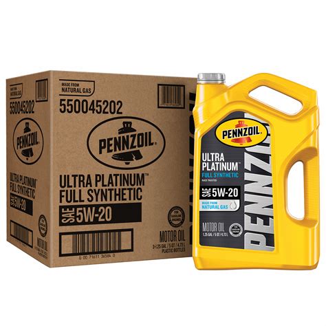 Buy Pennzoil Ultra Platinum Full Synthetic 5w 20 Motor Oil 5 Quart 3