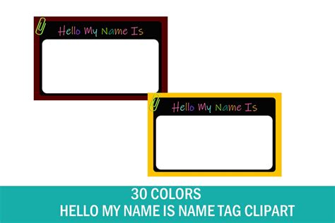 Name Tag Clipart-School Name Tag Clipart-Class Name Tags