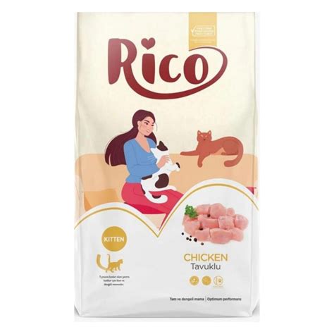 Rico Tavuklu Yavru Kedi Maması 15 kg Maskotpet