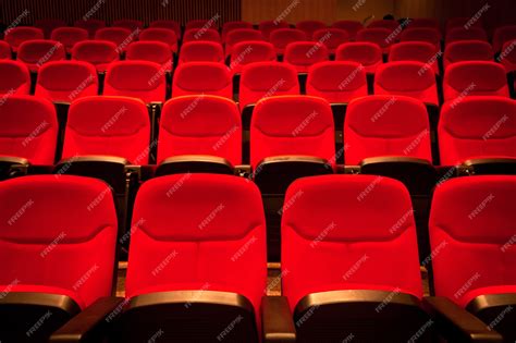 Premium Photo | Movie Theater Seats