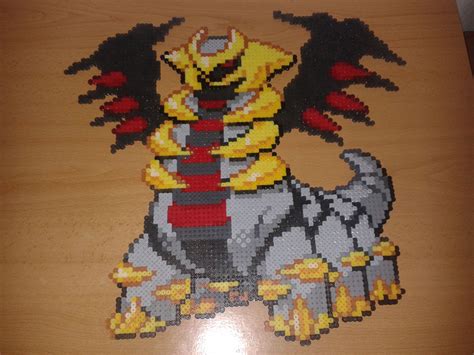 Huge Giratina Diy Perler Bead Crafts Perler Bead Art Pokemon Bead