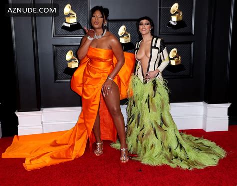 Doja Cat Sexy Displays Her Tits At The Rd Annual Grammy Awards In Los Angeles Aznude