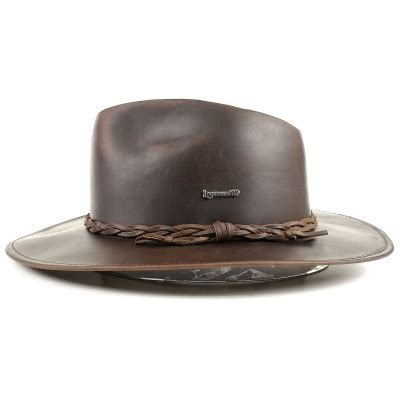 Купить ковбойскую кожаную шляпу Стетсон коричневого цвета
