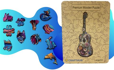 Amazon.com: Crafthub Music Instrument Wooden Puzzles for Adults – A3 ...