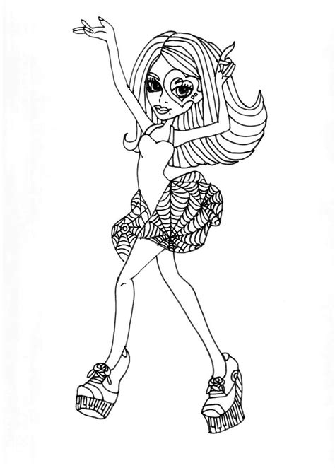 Раскраски Монстр Хай (Monster High). Скачать. Распечатать
