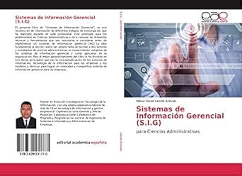 Sistemas De Informaci N Gerencial S I G Para Ciencias