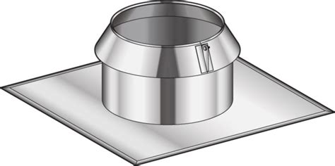 Poujoulat Solin Pour Toit Plat Therminox Ti Diam Tre Mm Sio