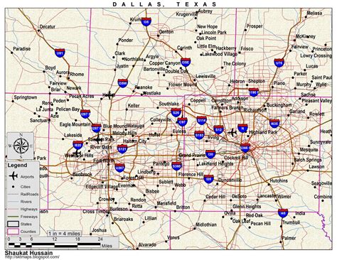 Maps: Map of Dallas, TX