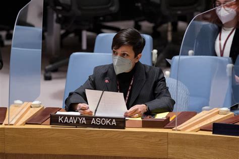 Statement By Kaavya Asoka At The Un Security Council Open Debate On