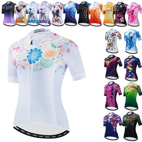 Weimostar Flower Cycling Jersey Women Pro Team Bicycle Clothing Summer