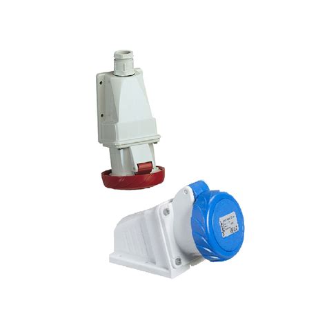Индустриски приклучок IP67 за монтажа на ѕид - www.elektrotehnika.mk