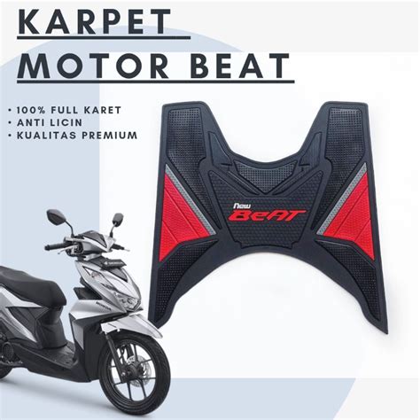 Jual Karpet Motor Beat Anti Licin Aksesoris Karpet Beat Full