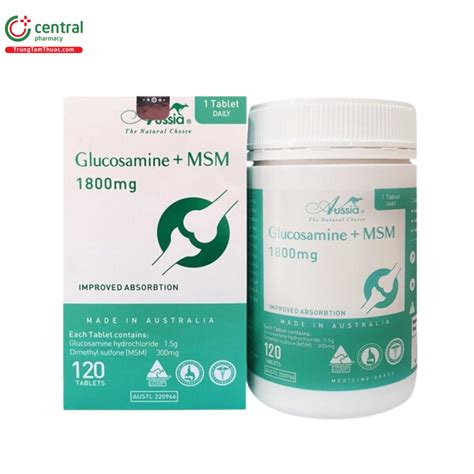 Glucosamine Msm 1800mg Aussia Bổ Sung Dưỡng Chất Cho Khớp Khỏe