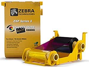 Zebra ZXP3 800033 336IS Half Panel Colour Ribbon Amazon In Computers