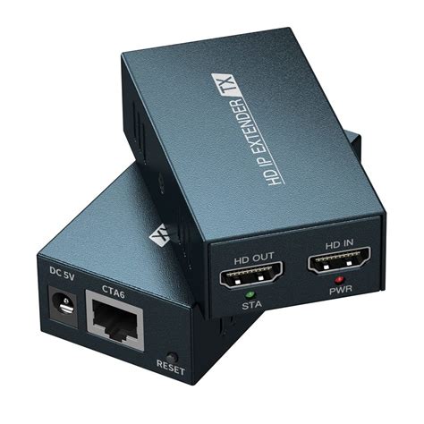 Hdmi Extender M Over Single Cat E Over Ip Tcp One To Multiple