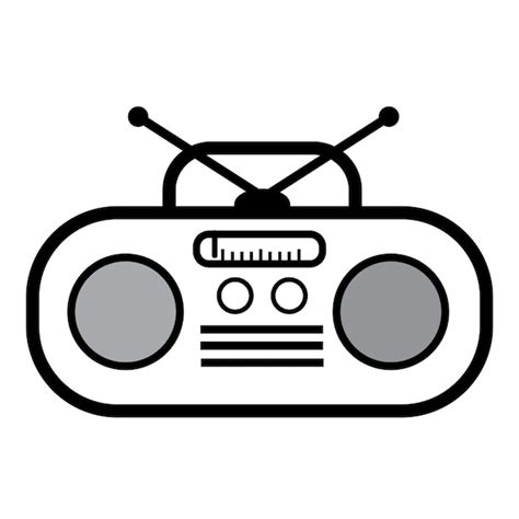 Premium Vector Radio Icon Logo Vector Design Template