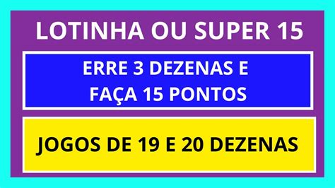 Planilha Lotinha Redução 22 para 18 Garantia de 15 Pontos