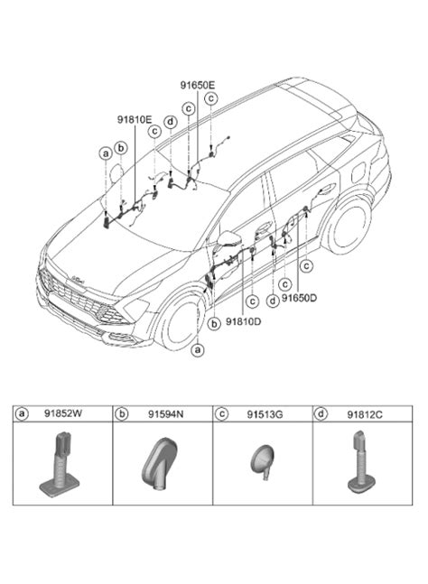 Door Wiring 2024 Kia Sportage Gas