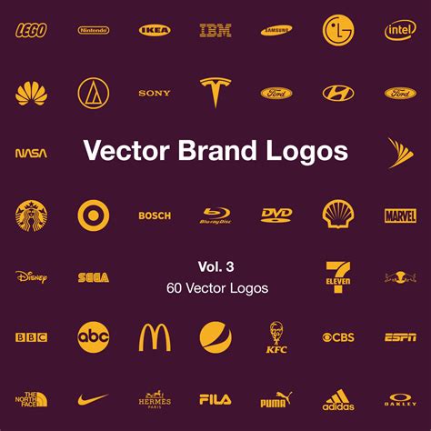 Vector Brand Logos Vol. 3