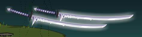 Dual Enchanted Ice Katanas Aqw