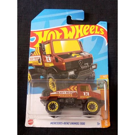 Jual Hot Wheels Mercedes Benz Unimog HW Haulers Brown Shopee Indonesia