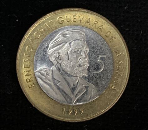 1999 Cuba 5 Peso Cuc Convertible Pesos Unc Coinacopia