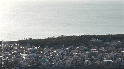 NUMAZU SHIZUOKA JAPAN MARCH 2024 Aerial High Angle View Of Senbon