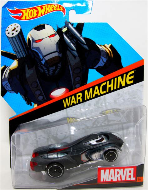 Машинка Hot Wheels War Machine 2015 Marvel 16 Character Cars CGD54 Mattel Оригинал