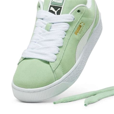 Кеды PUMA Suede XL цвет зеленый 39520507 - купить в городе Москва и ...